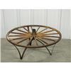Image 2 : Hand carved Wagon Wheel Table