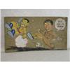 Image 2 : WWII Soldier Postcard Oversize SC Signed c1942