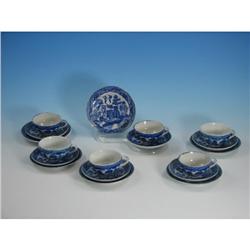 Vintage Blue Willow Child Set 18 pc. Set