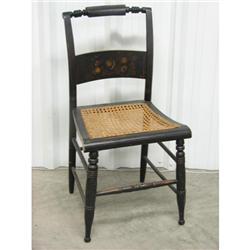Antique Stencil Back Hitchcock Chair
