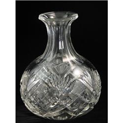 American Brilliant Cut Glass Vase 7 in.