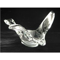 Crystal Orrefors Bird Dish