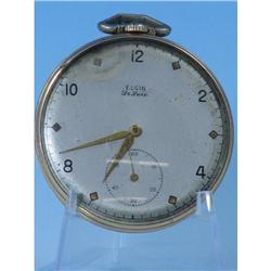 1942 Elgin Deluxe 17J OF Case Pocket Watch