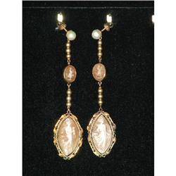 Vintage Cameo Earrings
