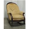 Image 1 : Antique Walnut Upholstered Rocker 19thC