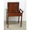 Image 2 : c1950 Singer Sewing Bench Leather Seat