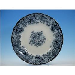 Flow Blue Plate Ormonde Meakin England