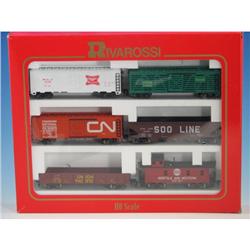 New Rivarossi HO 6991 Freight Set 6 cars NIB NR