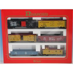 New Rivarossi HO 6992 Freight Set 6 cars NIB NR