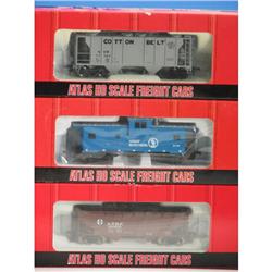 Lot of 3 Atlas HO Caboose Hopper Offset Side Hopper