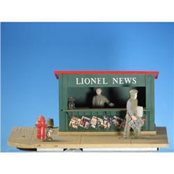 Postwar Lionel No.128 Animated News Stand