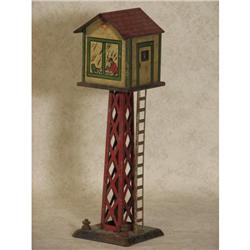 Vintage Marx Train Control Tower 9 in
