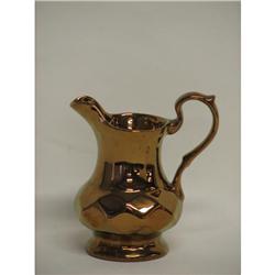 Copper Lustre Pitcher Wade 5 in.