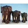 Image 5 : 3 Carved Elephants Pre-Ban Ivory Tusks