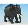 Image 2 : Carved Elephant w Pre-Ban Ivory Tusks