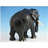 Image 3 : Large Carved Elephant w Pre-Ban Ivory Tusks