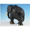 Image 5 : Large Carved Elephant w Pre-Ban Ivory Tusks