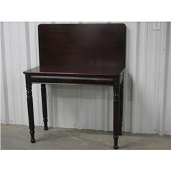 Walnut Flip Top Game Table Mid 19thC