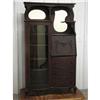 Image 1 : Victorian Oak Side-by-Side Bookcase Desk
