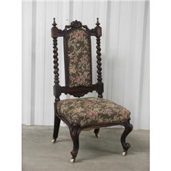 Antique Rosewood Nursing Chair Barley