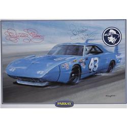 Richard Petty Hand Signed 1997 Poster