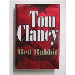 Red Rabbit Signed Tom Clancy Book