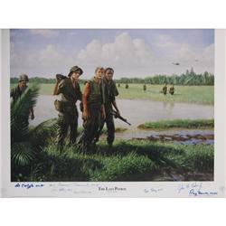 Vietnam Poster Signed 7 MOH Recipients
