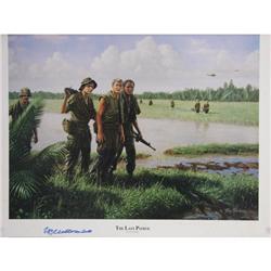 Vietnam Poster Signed Gen. Westmoreland w photo