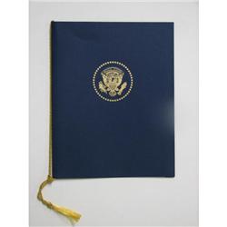 The White House Mess Menu Presidential Seal