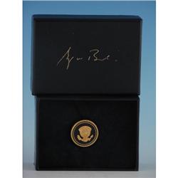 US Presidential Seal Lapel Pin 14K Cobalt