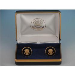 US Presidential Seal Cufflinks Bush Sr. Cobalt
