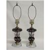 Image 1 : Ruby Cut-to-Clear Table Lamps (2)