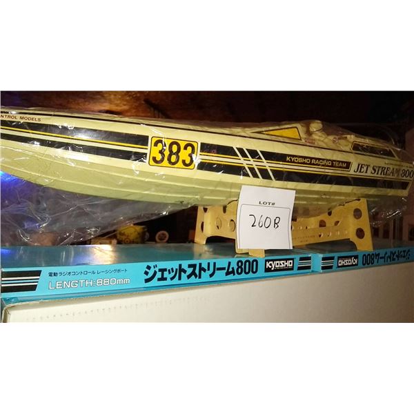 Vintage Kyosho Hobby Jet Stream 800 Radio Controlled Boat