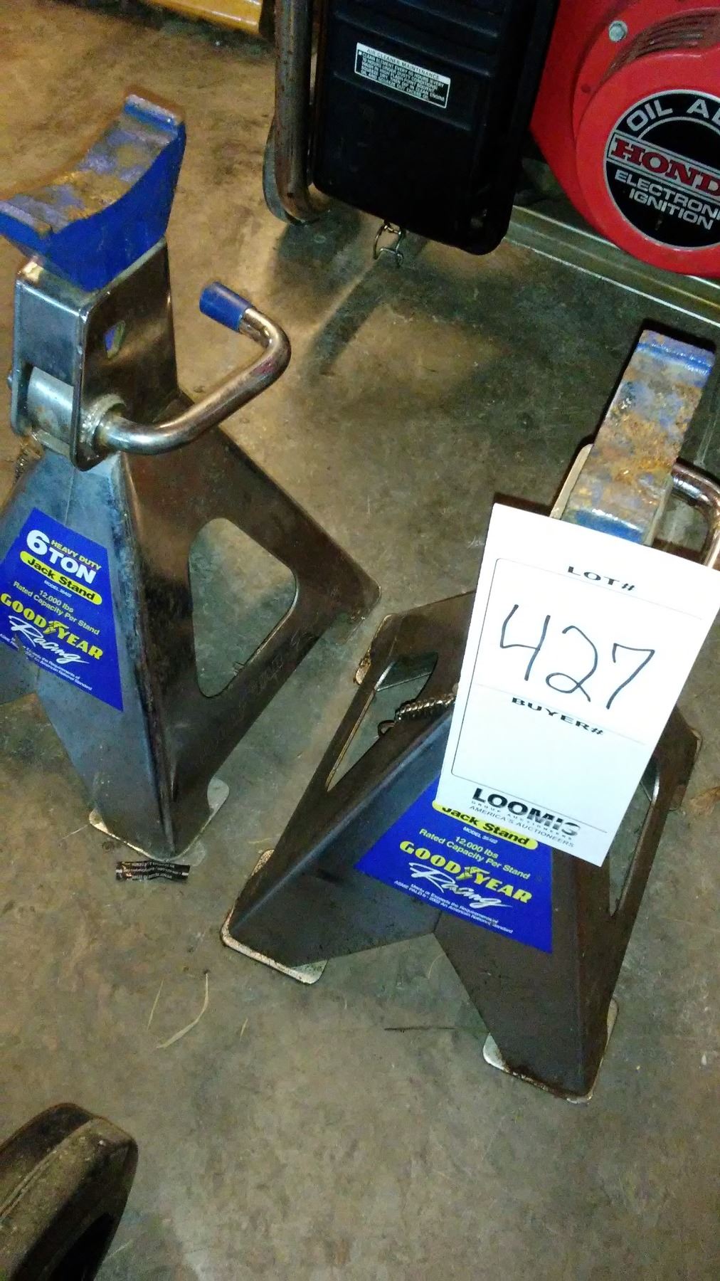Set of Goodyear HD 6 Ton Jack Stands