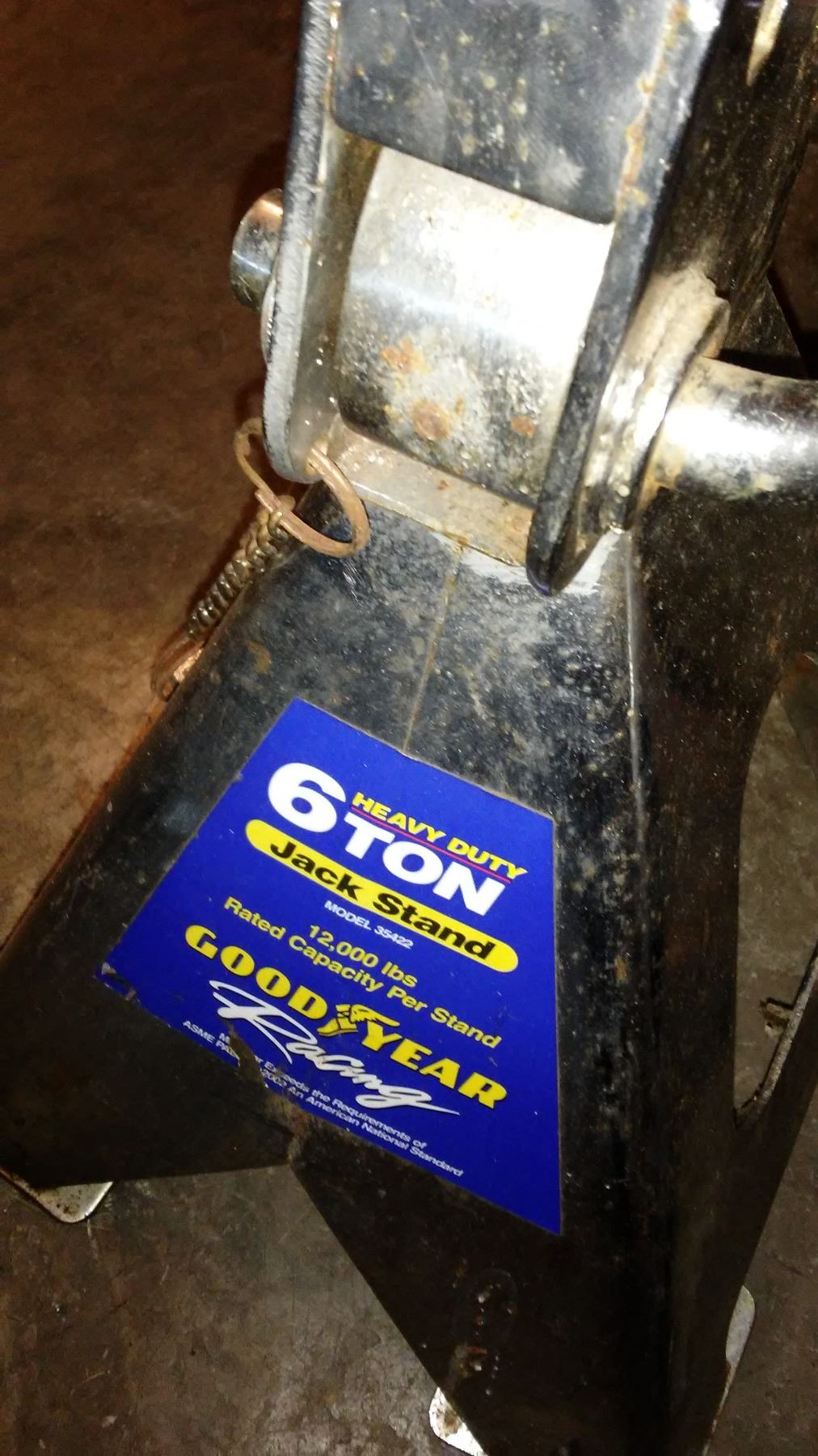 Set of Goodyear HD 6 Ton Jack Stands