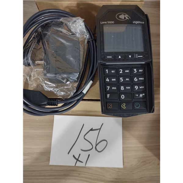 NEW, LANE/3000 INGENICO CREDIT CARD MACHINE TERMINAL