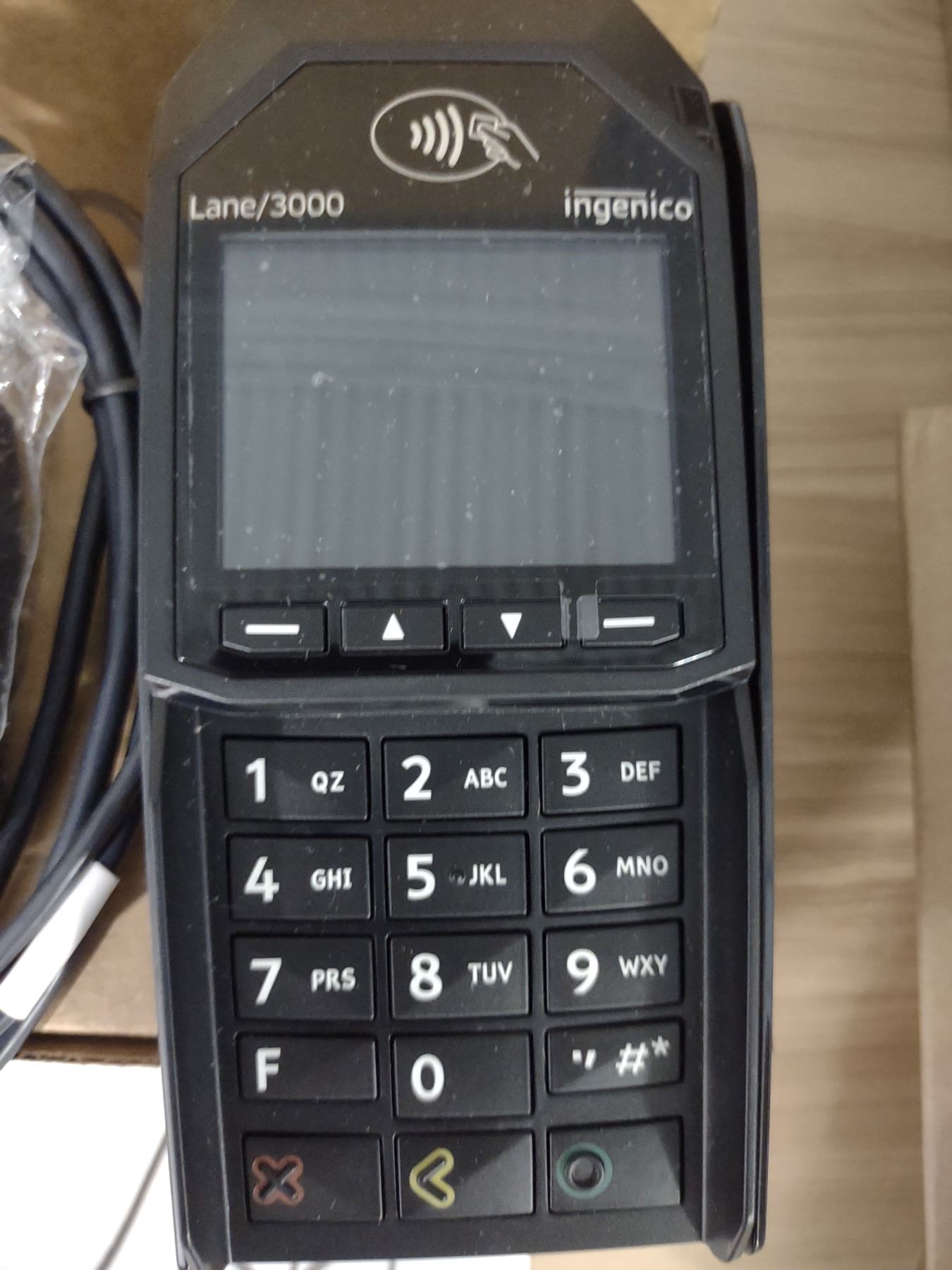 NEW, LANE/3000 INGENICO CREDIT CARD MACHINE TERMINAL