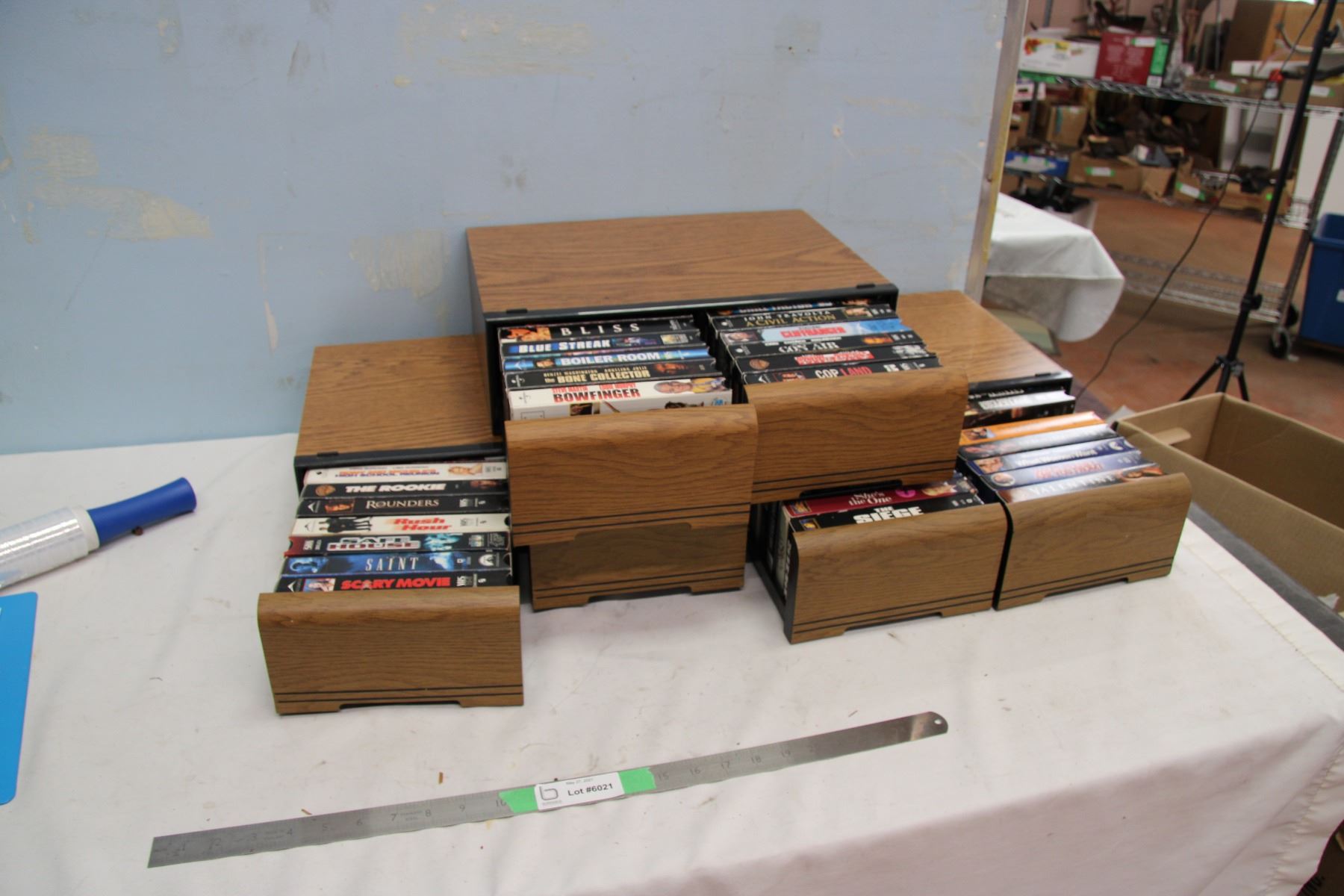 Vhs Polycase Box 3 VHS Boxes With Contents