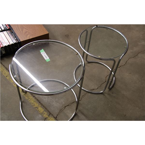 Silver Round Tables