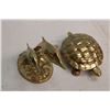 Image 2 : Brass Dolphins and Turtle