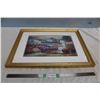 Image 1 : By The Garden Pond Framed Picture