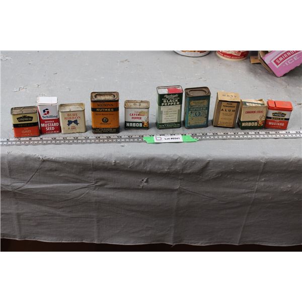 Vintage Spice Containers