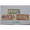 Image 1 : Lot of Canadian $1 and $2 Bills 1973, 74, 86