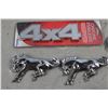 Image 2 : Lot of Vehicle Emblems Plus Keychains