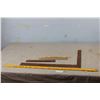Image 1 : Square and Advertising Rulers and Metre Stick
