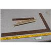 Image 3 : Square and Advertising Rulers and Metre Stick