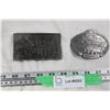 Image 2 : (2X THE MONEY) Colt and Morris Belt Buckles