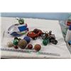 Image 1 : Vintage Toy Balls, Tonka Car, Plus 2 Other Toys