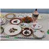Image 3 : Lot of Decorative Plates and Other Plates and Misc