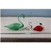 Image 1 : Vintage Blown Glass? Glass Bird Ornaments (3)